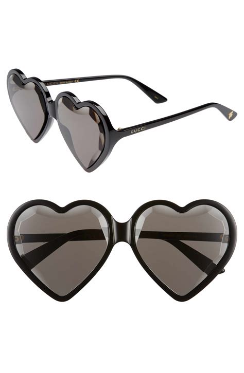 gucci wierd sunglasses heart|gucci sunglasses nordstrom.